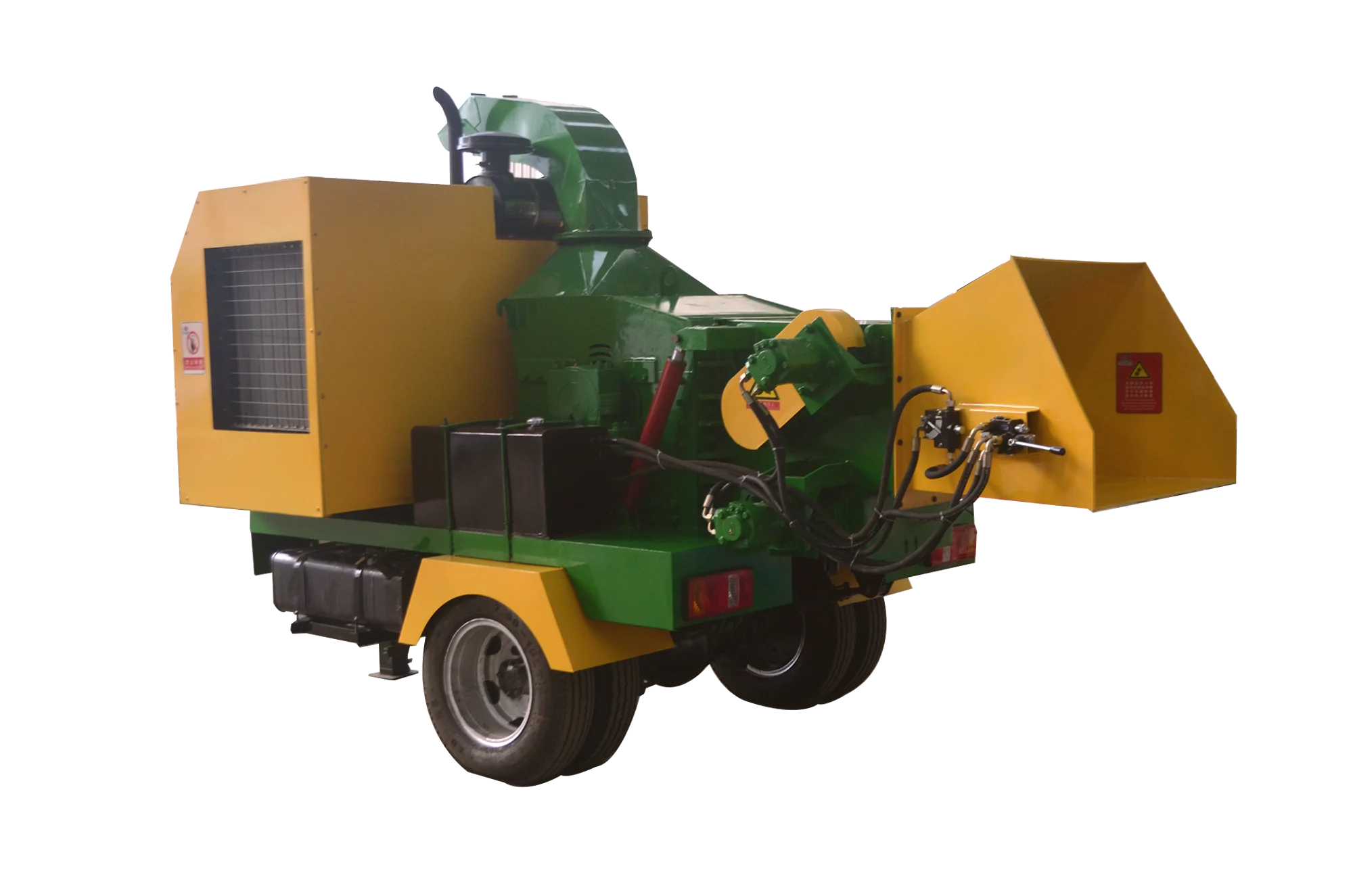 Bolida Portable Wood Chipper with Motor & Engine 4t/h Capacity Easy to Operate High Productivity Logs Processor