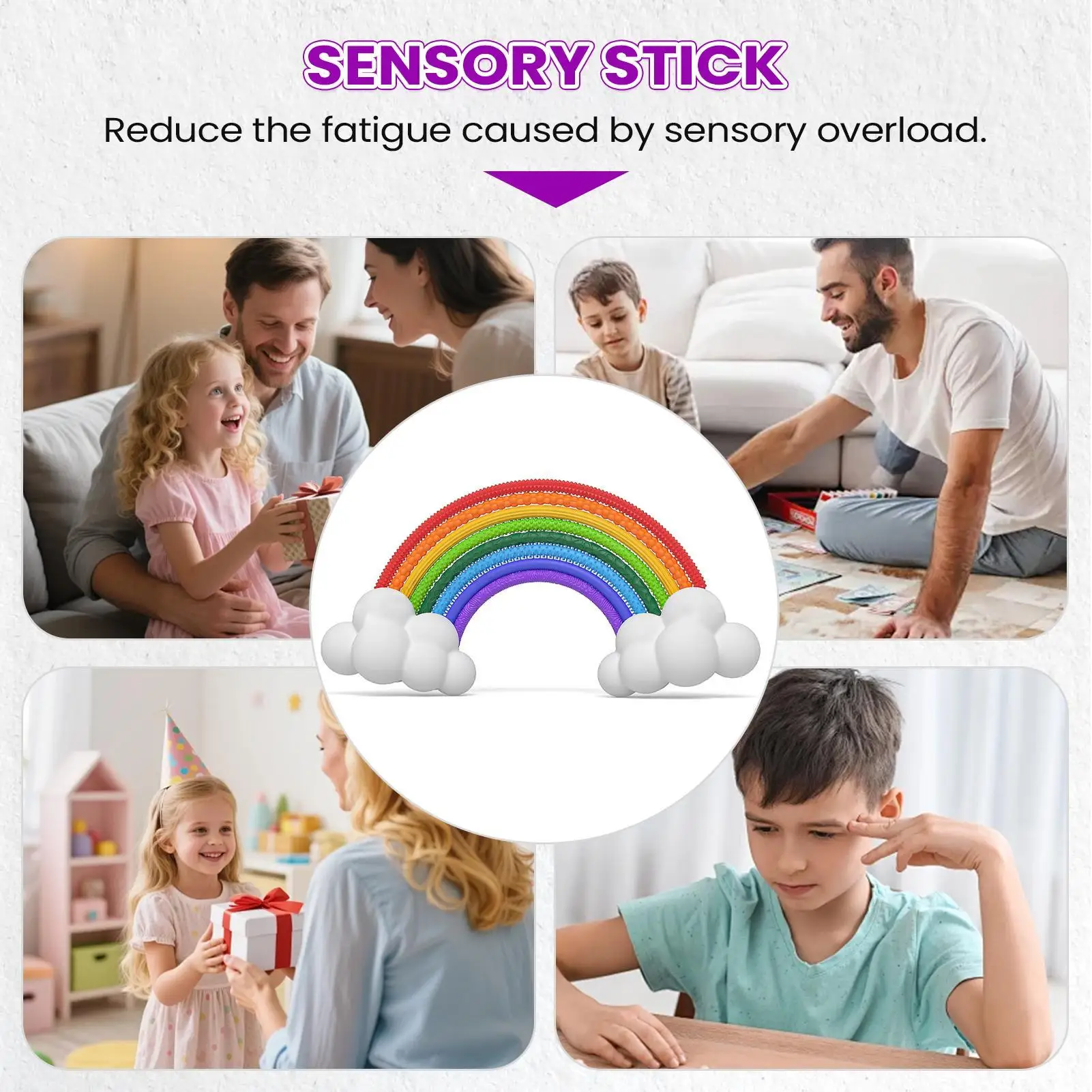 Jouets sensoriels en Silicone, bâtons flexibles texturés pour enfants, récompenses en classe, jouets à presser élastiques pour adolescentes et filles
