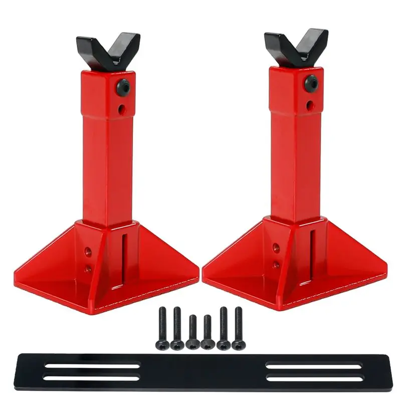 ABUM-Display Stands Jack Height Adjustable For 1/18 1/10 1/8 1/7 RC Crawler Truck Car Simulation Climbing Vehicles