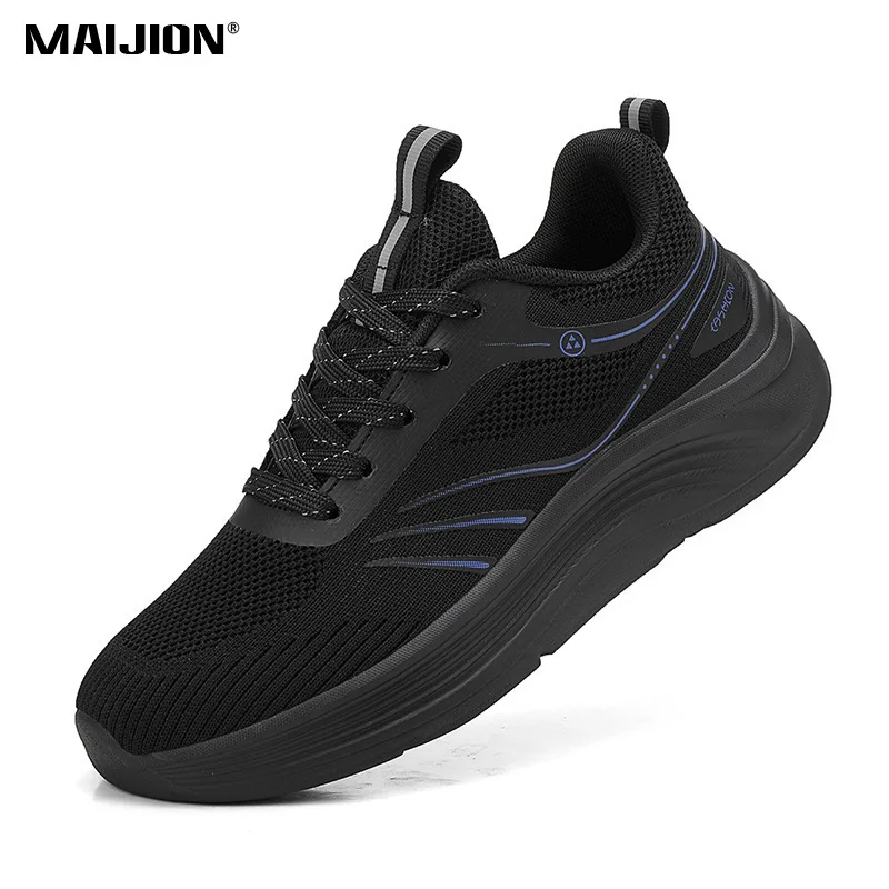 Ladies Breathable Knitted Sports Shoes Lightweight Mesh Running Sneakers Women Comfort Soft Sole Casual Athletic Shoes