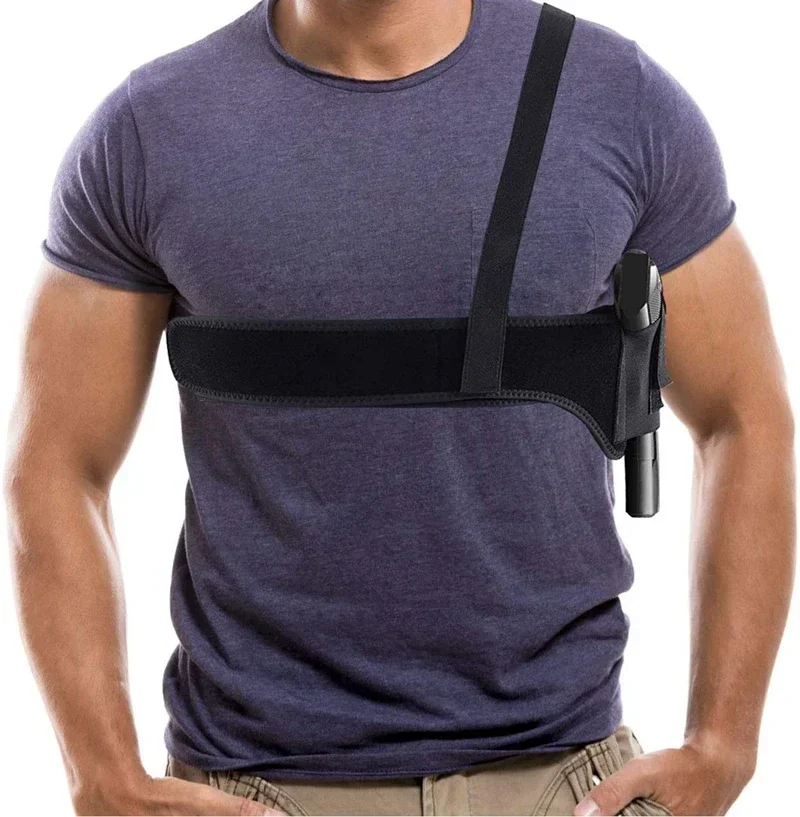 Funda de pistola oculta de hombro ajustable con extracción rápida