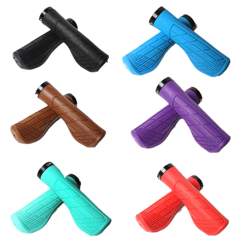 Zellmann MTB Grips Bike Cuffs Lock Bicycle Handlebar Grips Ultralight Skidproof Handle Sleeve Shock-absorbing BMX Cycling Parts