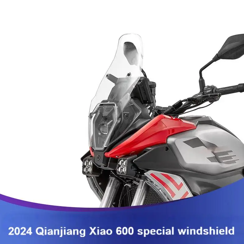 

For 2024 Qianjiang Xiao 600 off-road special windshield heightening modified windshield Xiao 600 accessories rain shield