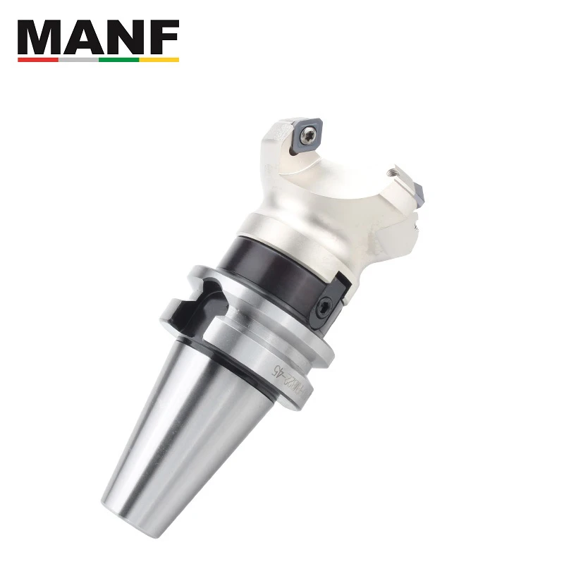 MANF Face Milling Cutters KM12-50/63/80/100/125/160/200/250 45 Degree Indexable Face End mill High Efficiency For SEHT1204