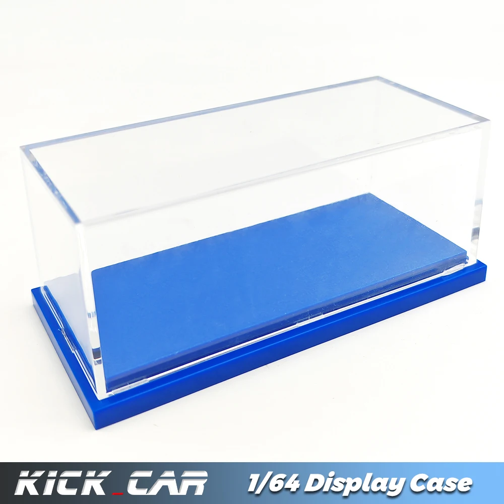 Kicarmod 1/64 Model Car Display Case Colorful Toy Vehicle Storage Box For Mini Model Cars Adults Collection Hot Wheels Tomica