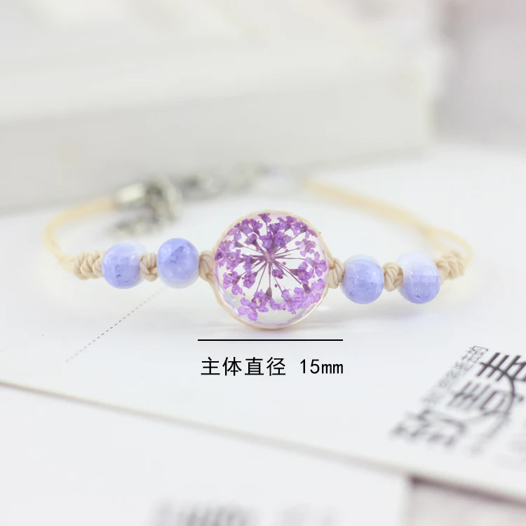 DIY Bohemia glass Charm Bracelets for women Wholesale drop shipping Gift wrap bracelets&Bangles #1033
