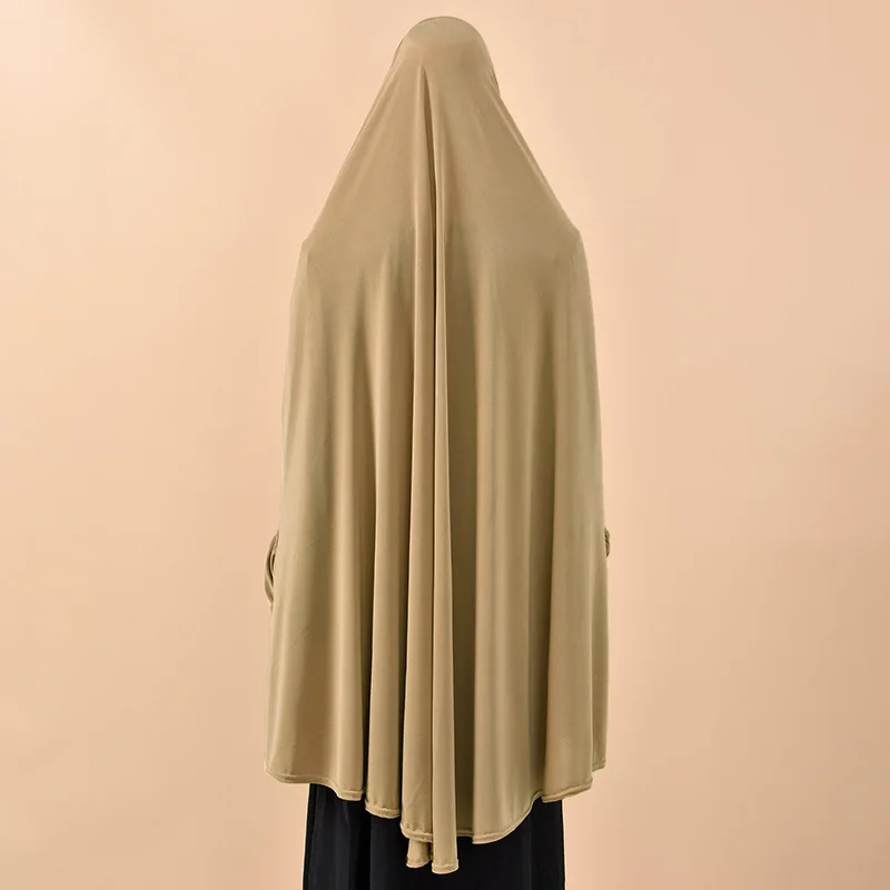 

Black White Long Hijab Muslim Scarf Women Khimar Ramadan Eid Headscarf Burqa Saudi Arabic Headdress Prayer Hijabs Turban Shawls