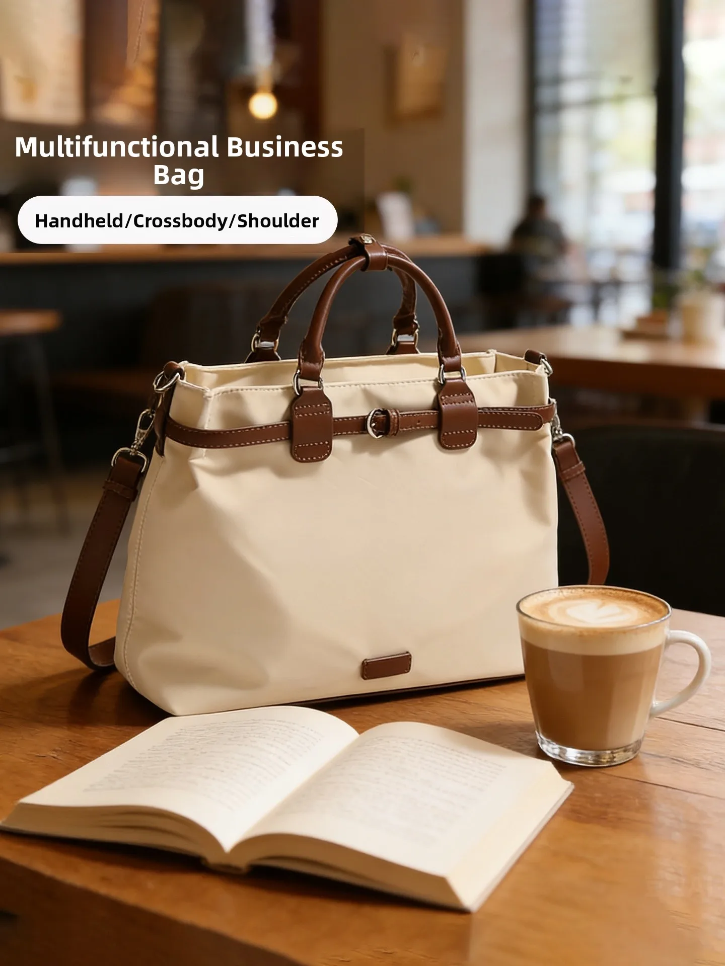 ladies-large-capacity-tote-bag-commuter-travel-laptop-bag-handbag-shoulder-bag-zipper-closure-soft-leather-alloy-hardware