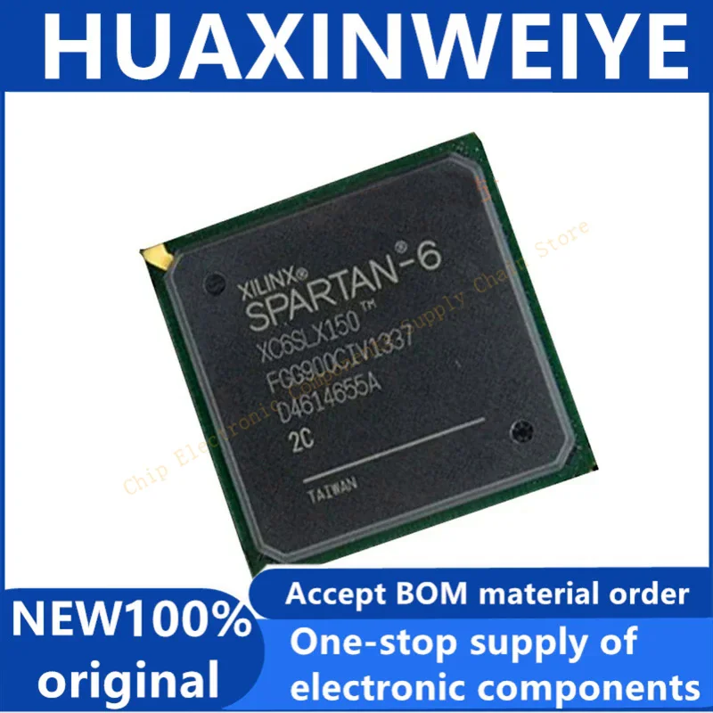 

100% New XC6SLX150-3FGG900I Chipset Integrated circuit electronic components Support BOM material table one-stop con