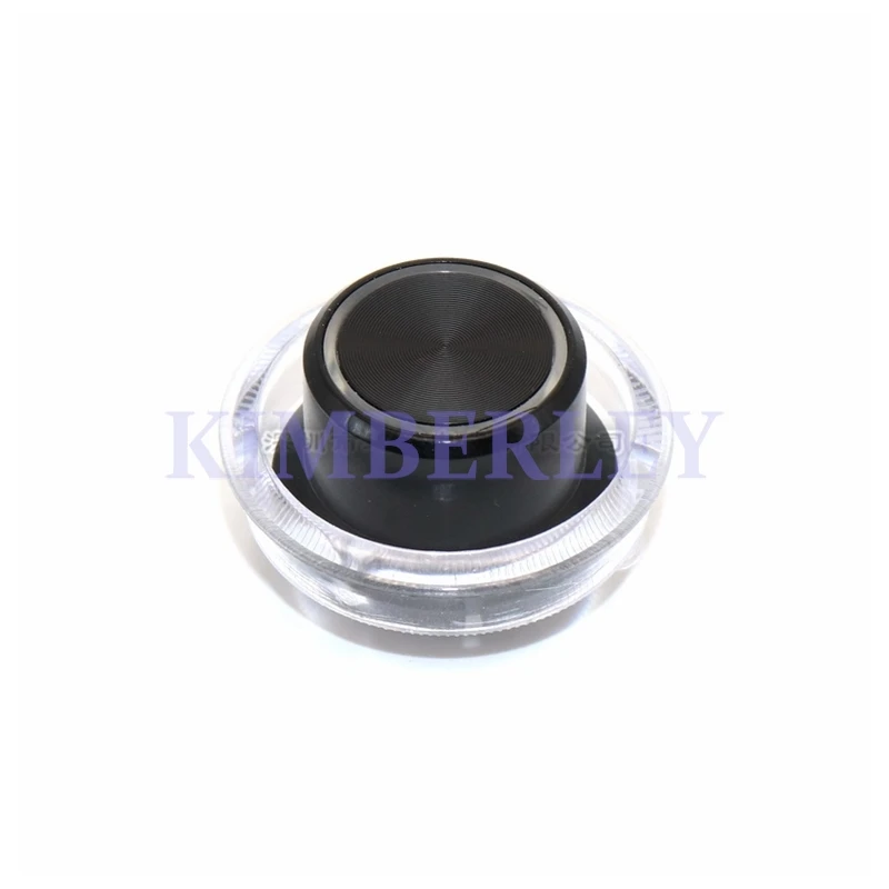 2PCS 25MM Straw Hat Type Transparent Knob Cap Potentiometer Knob Switch Cap Volume Adjustment Knob Cap two-piece Set