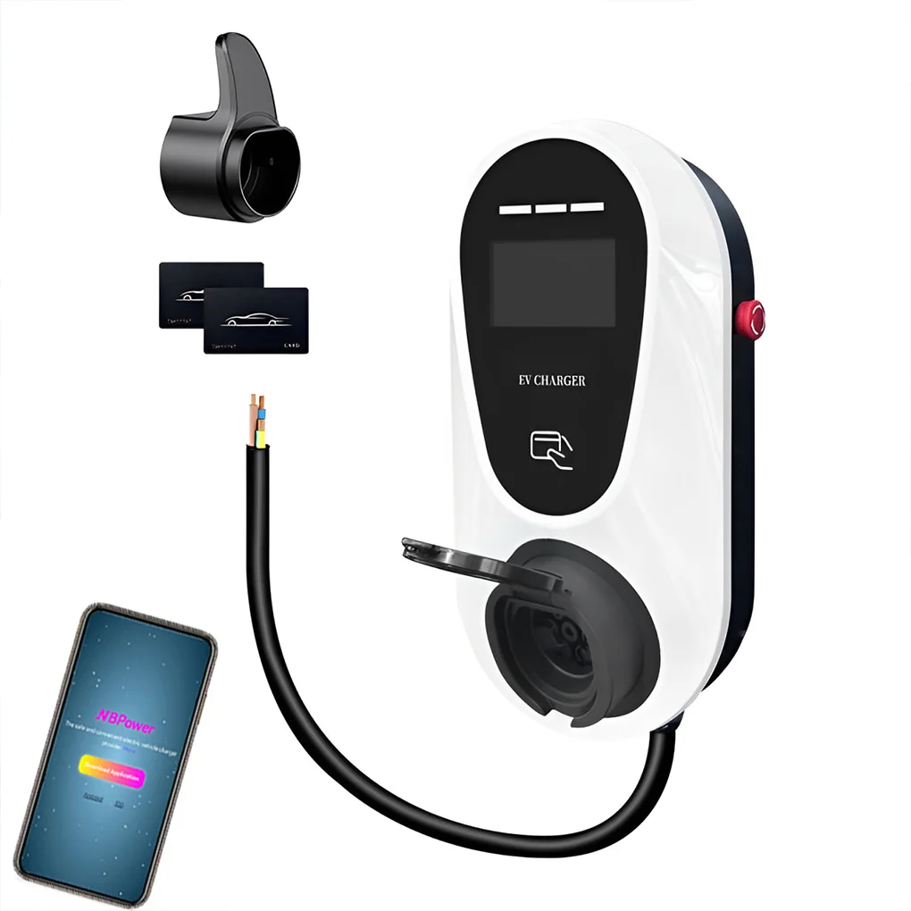 

4,3-дюймовый дисплей, зарядное устройство для электромобилей, зарядная станция для электромобилей, зарядная станция Wallbox, сейф