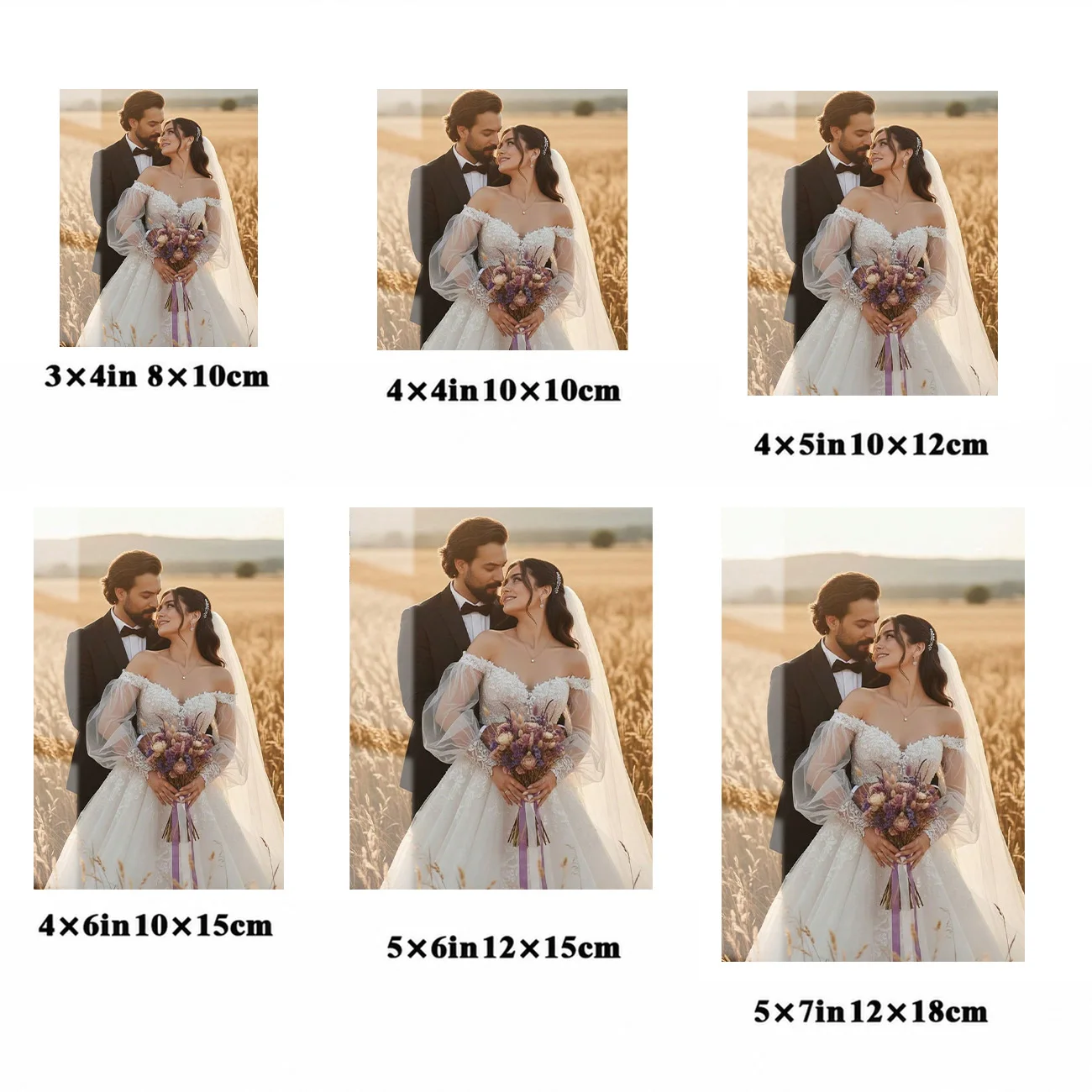 Custom Acrylic Photo Plaque with Wedding Picture, Personalized Gift for Couples and Anniversaries view 2