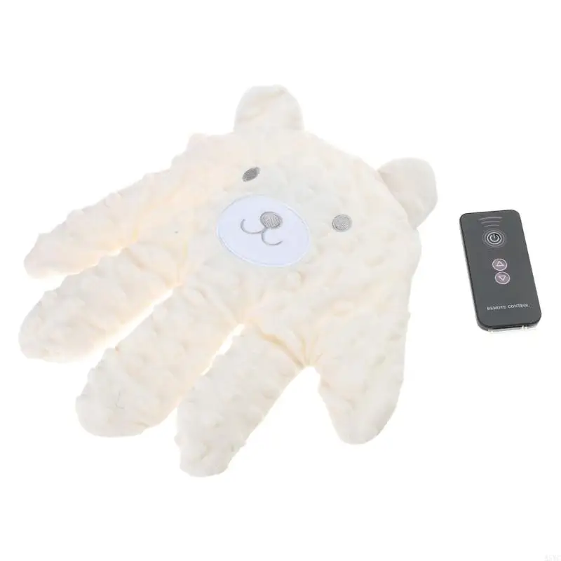 A5YC Calming Hand Pillow for Toddler Electric Sleep Assistant with 3-gear Gentle Vibration, Soft Comfortable Soothing Pillow