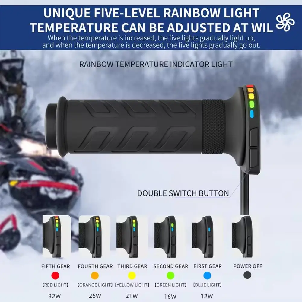 

Для J60F ручки с подогревом и технологией памяти, ручки с подогревом, легкий электрический мотоцикл, 5-уровневая регулировка, установка B I6G3
