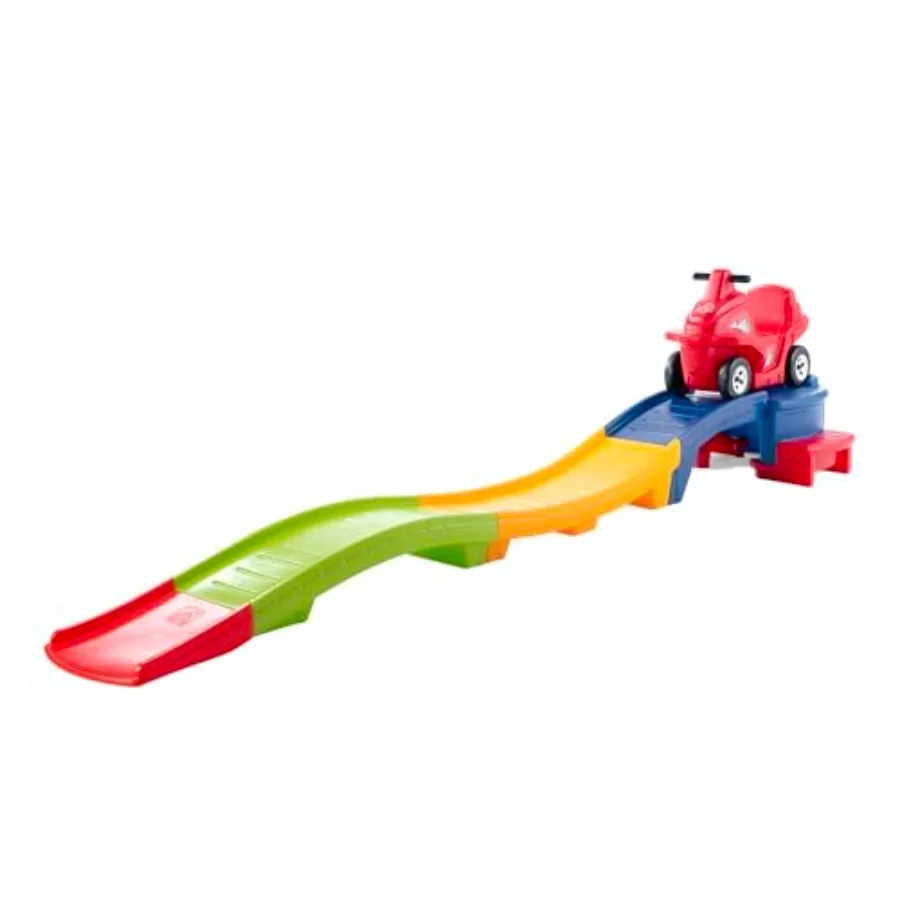 

Up Down Roller Coaster Ride On Toy Push Car for Indoor and Outdoor Play Durable Plastic Construction with Safe Design Supports