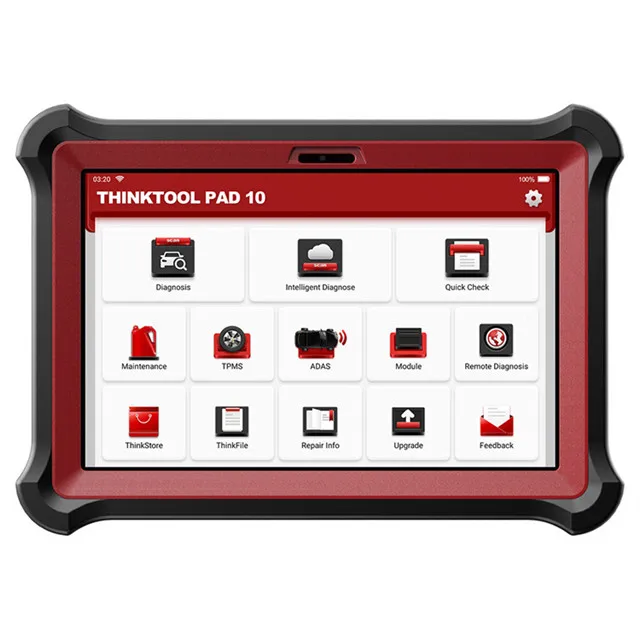 2023 THINKCAR ThinkTool Pad 10 Scanner thinktool pad10 Full System Diagnose Tool 34+Reset Service ECU Coding Auto Tools