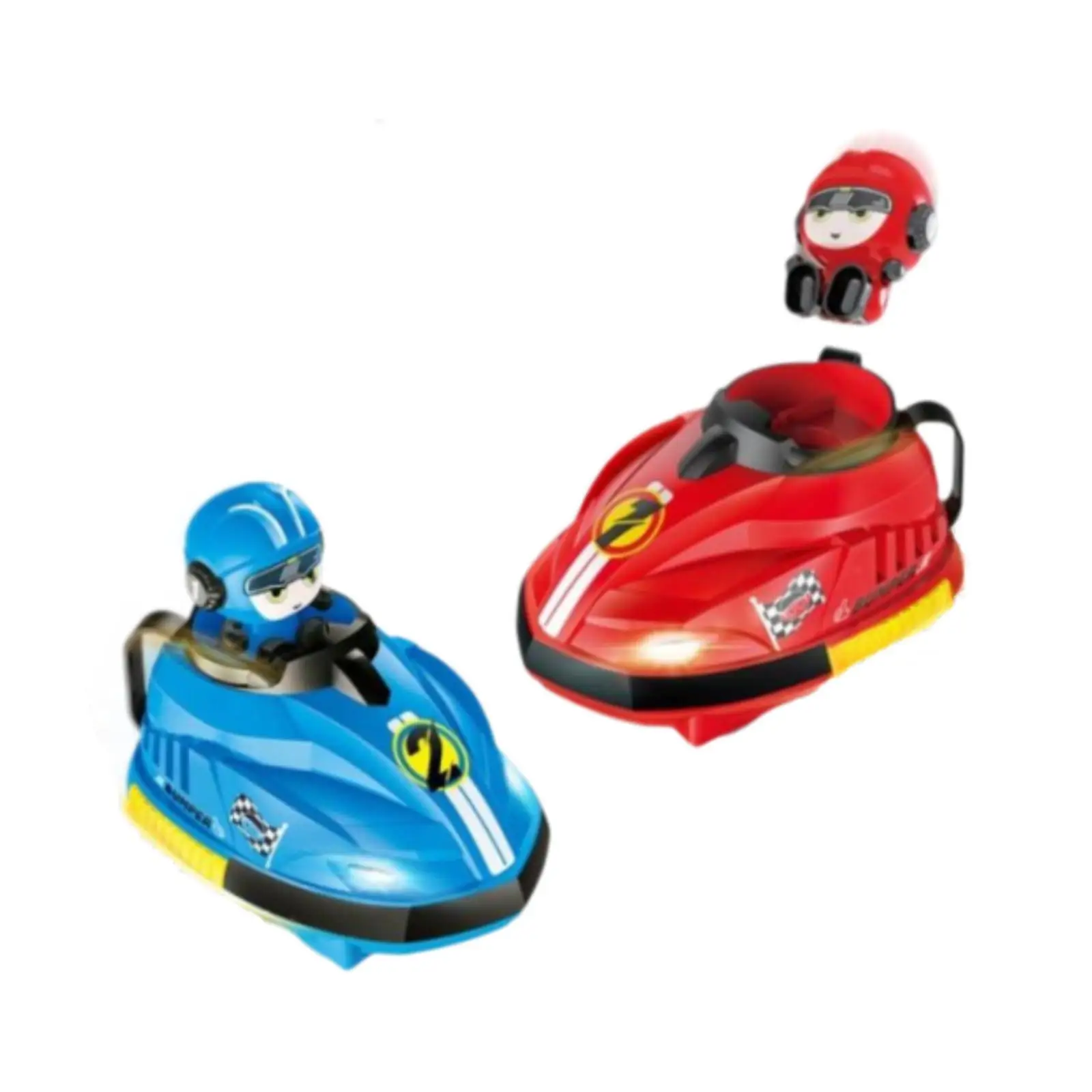 Voiture pare-chocs télécommandée avec lumière itude, pour enfants de 3, 4, 5, 6 ans et plus