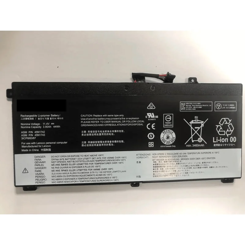 Authentic SB10K12721 Battery Applicable to Lenovo ThinkPad T550 T560 W550S 45N1740 45N1742