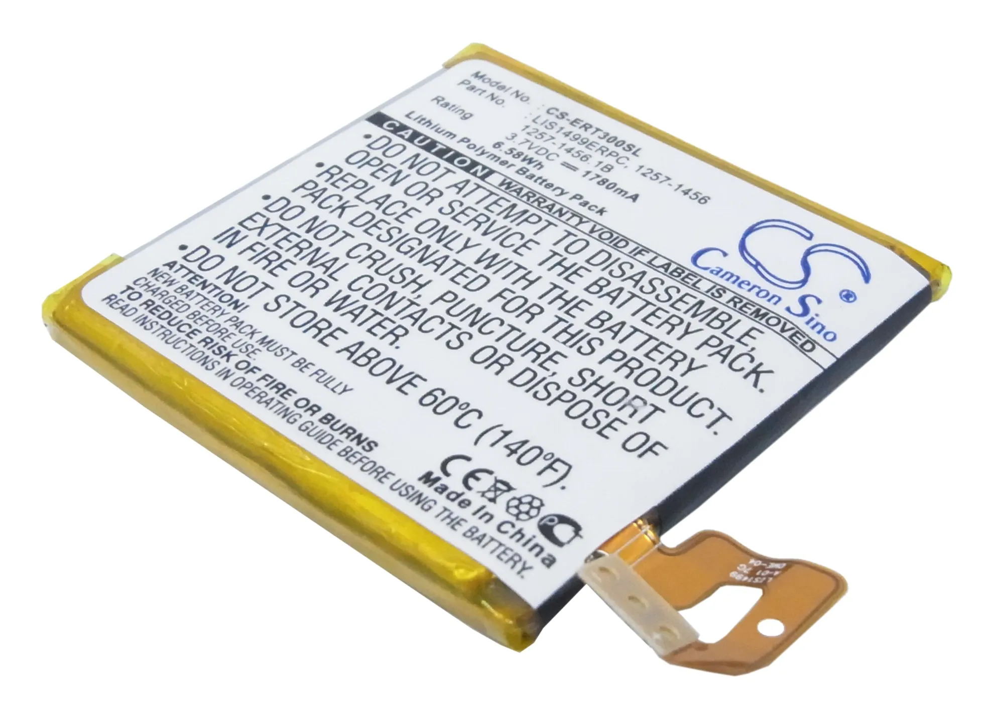 

CS 1780 мАч/6.59Wh батарея мобильного телефона для Sony Ericsson LT30a,LT30AT,LT30i, мятный, Xperia T,Xperia TL,Xperia TL-30 1257-1456,