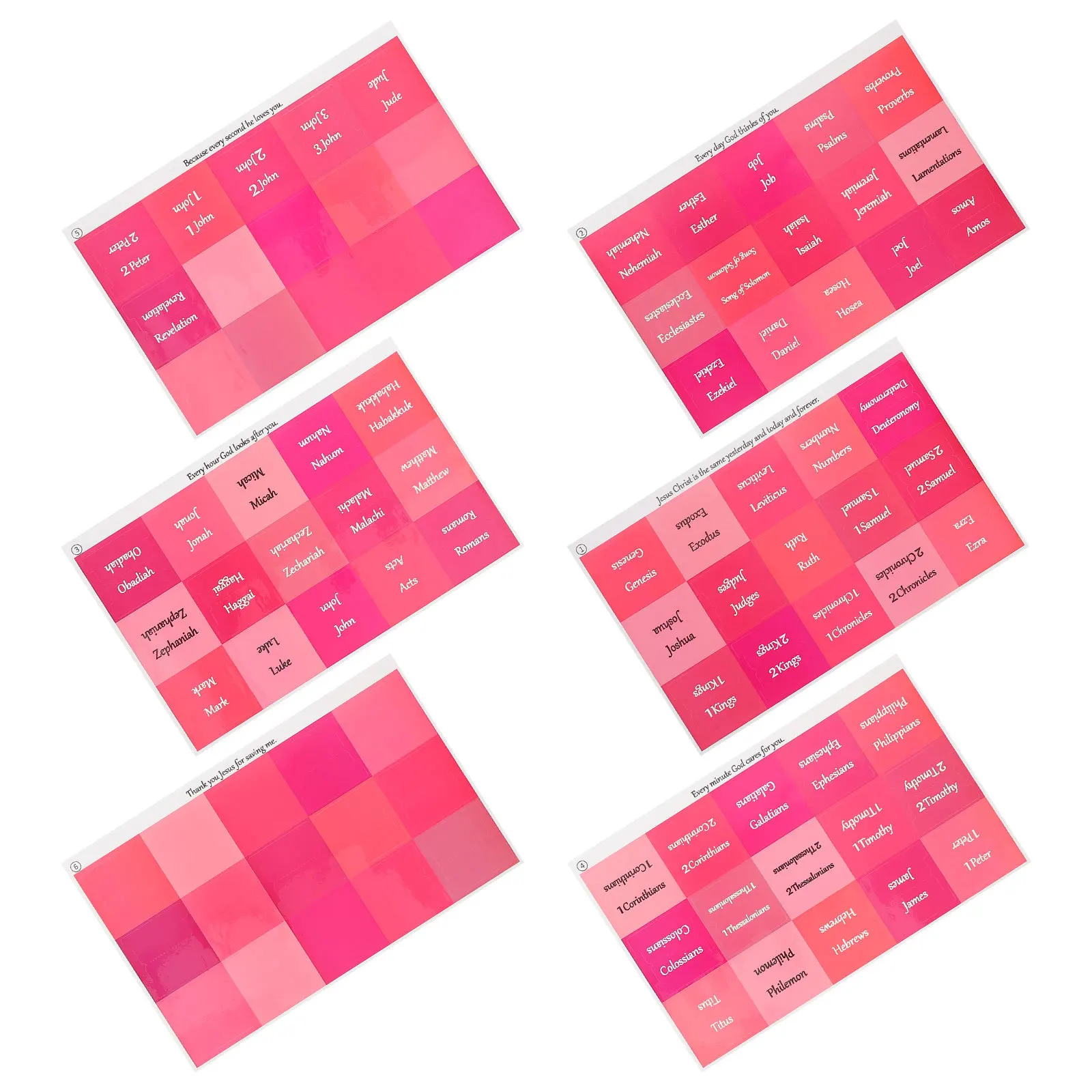 6 أوراق علامات تبويب شهرية مقاومة للماء، علامات صفحة لاصقة، ملصقات ملصقات لقراءة دفتر الملاحظات المخططية #4