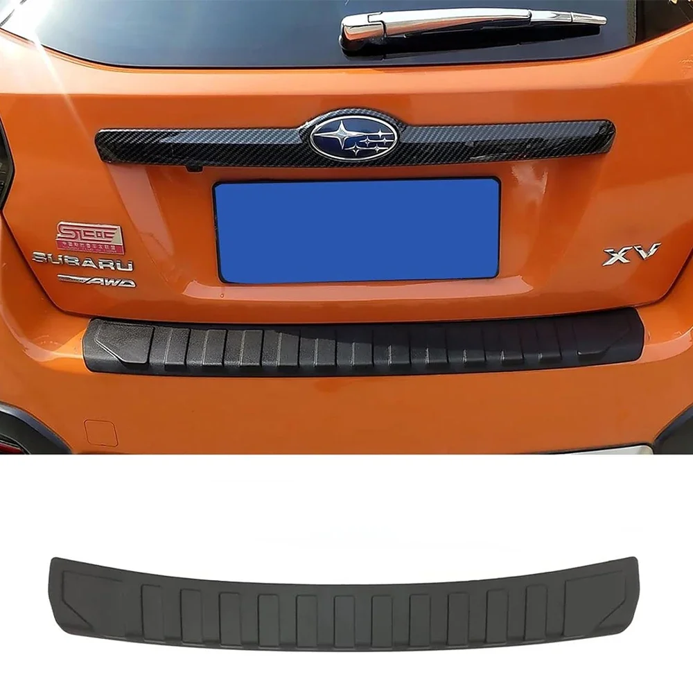 For Subaru XV Crosstrek Outback Forester 2013-2023 Car Rear Bumper Protector Trim Cover Scratch Resistant Trunk Door Protection