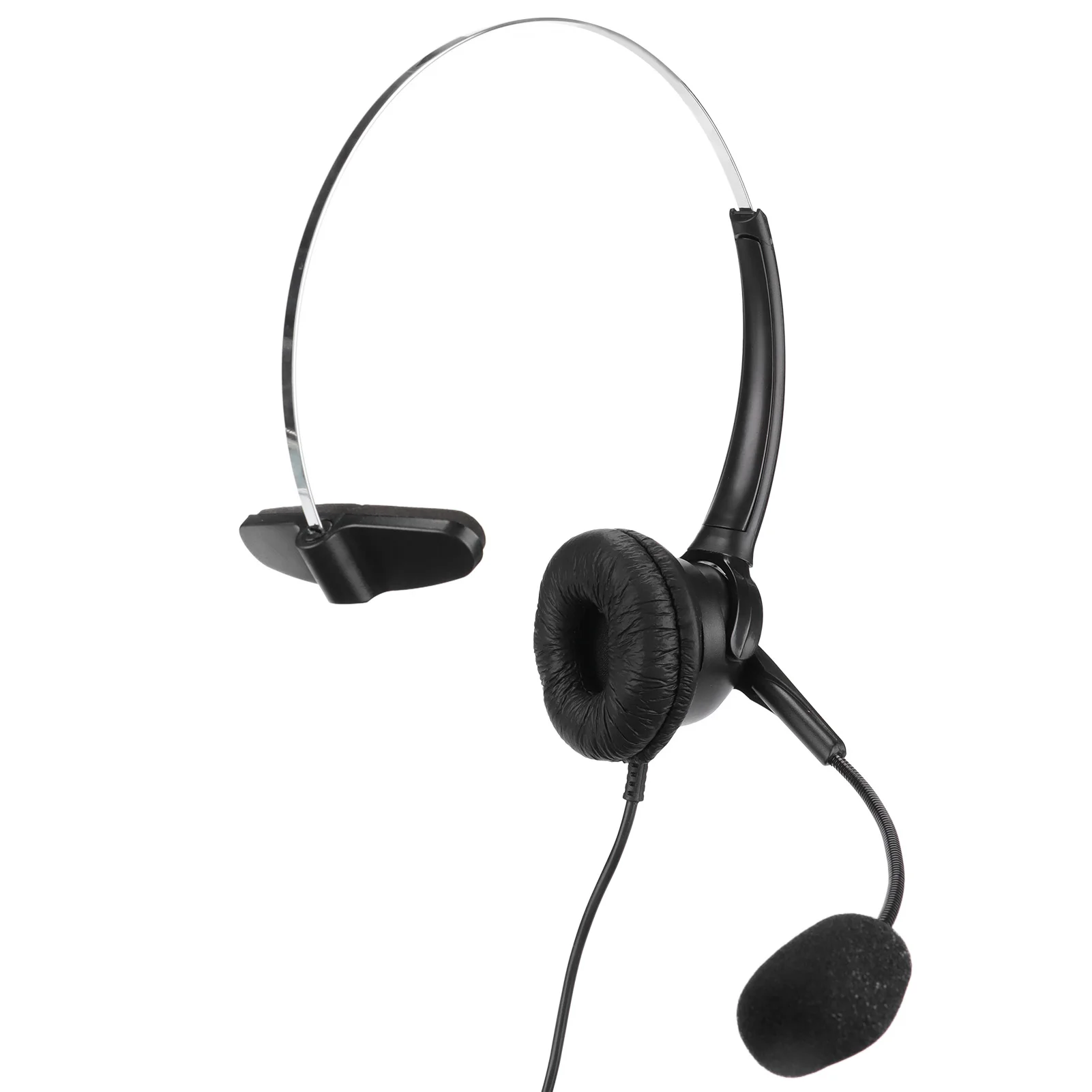 RJ9 Plug Telephone Headset with 330 Degree Adjustable Microphone for Home and Call Center Office Landline Phone