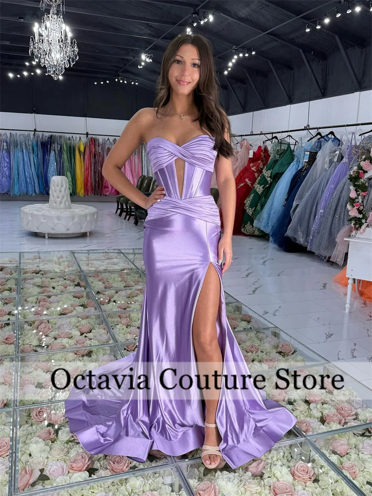 

Зеленые элегантные платья для выпускного вечера Милое полое платье для выпускного вечера Атласное плиссированное бальное платье с открытой спиной для женщин robes du soir Индивидуальные