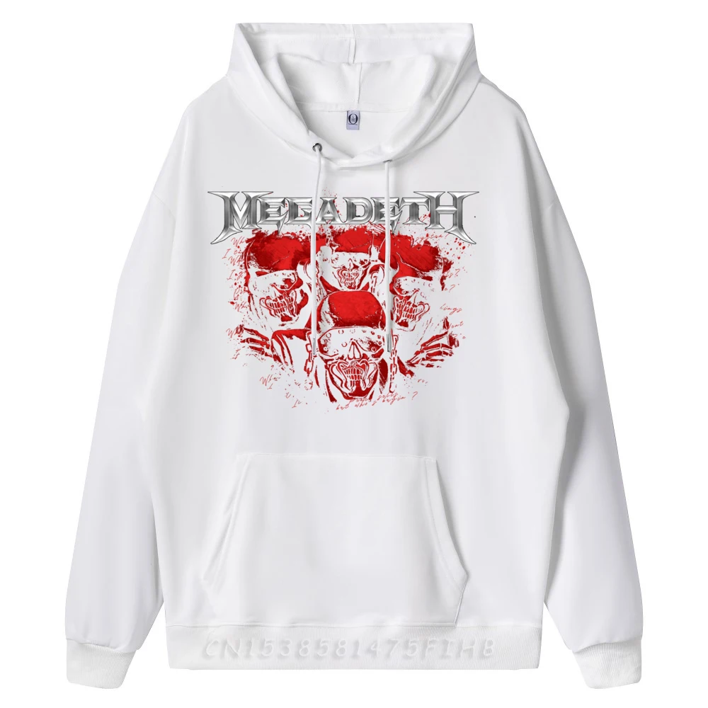 Megadeth الأحمر فيك كروم Camisetas ميمي هوديي يوم الذكرى كم طويل البلوز هوديي رجل بلوزات #3