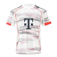 25/26 Latest Mens Bayern Away Short Sleeve Football Shirt Youth Kids Training Soccer Uniform Breathable Jersey Tee Tops