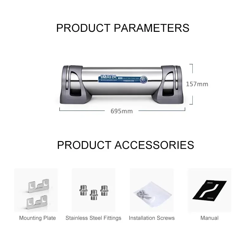 Sistema De Tratamento De água De Aço Inoxidável, filtro De água Potável, sistema De Ultra Filtração, Sob Pia, Alta Qualidade, Venda Quente