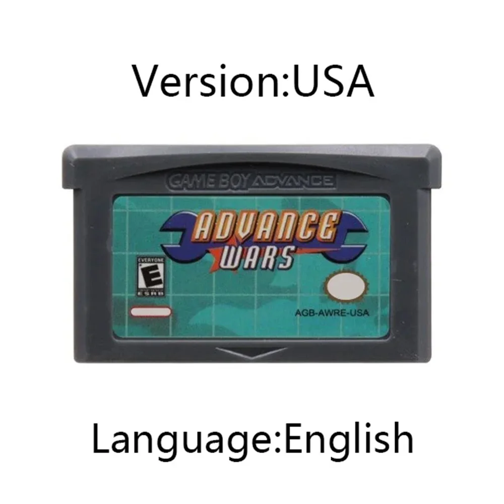 GBA Game Cartridge Advance Wars Series Advance Wars 2 Black Hole Rising 32 Bit Video Game Console Card