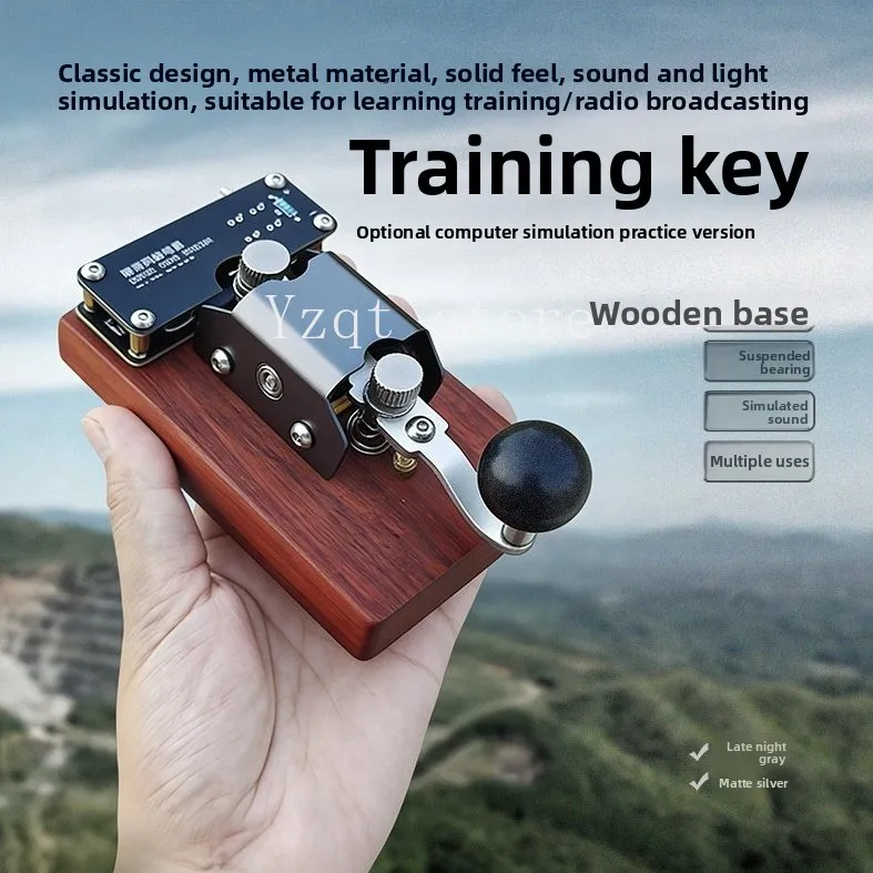Morse code, training manual keys, radio station telegraph transmitter transmitter transmitter computer simulation