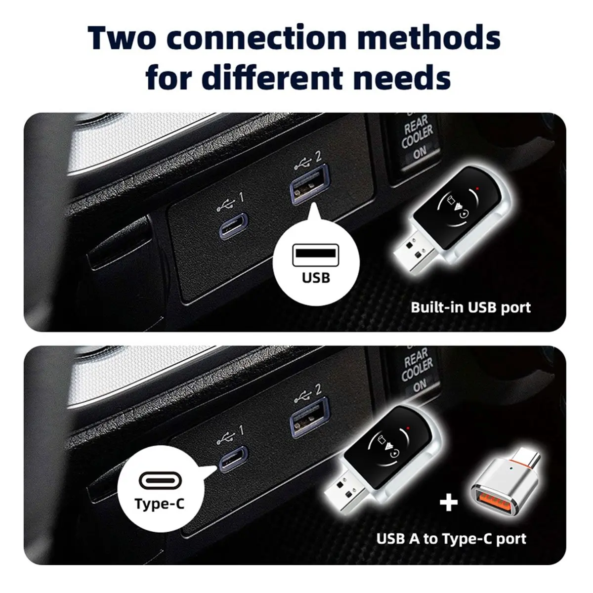 Y777A~!#3in1 Wireless Carplay Adapter Airplay Carplay Android Auto Bluetooth 5.2+5Ghz WiFi Ai Box Wired Carplay to Wireless