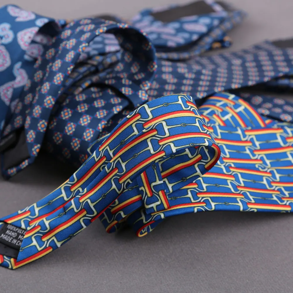 Klassische Herren-Krawatten aus Kunstseide, weich, neuartig, marineblau, weinrot, gepunktet, kariert, Business- und Hochzeitsaccessoires, Krawatten – Detail 8
