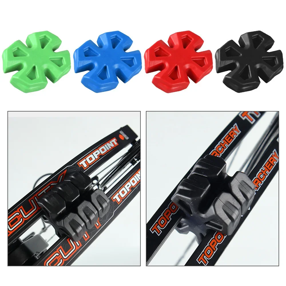 

4Pcs TP174 Compound Bow Rubber Shock Absorber for Bow Limbs Stabilizer Damper Accessory