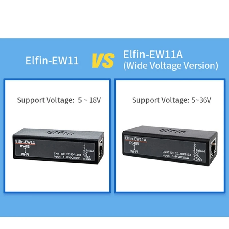 RS485 à relação sem fio do módulo RJ45 uma comunicação do servidor serial WIFI