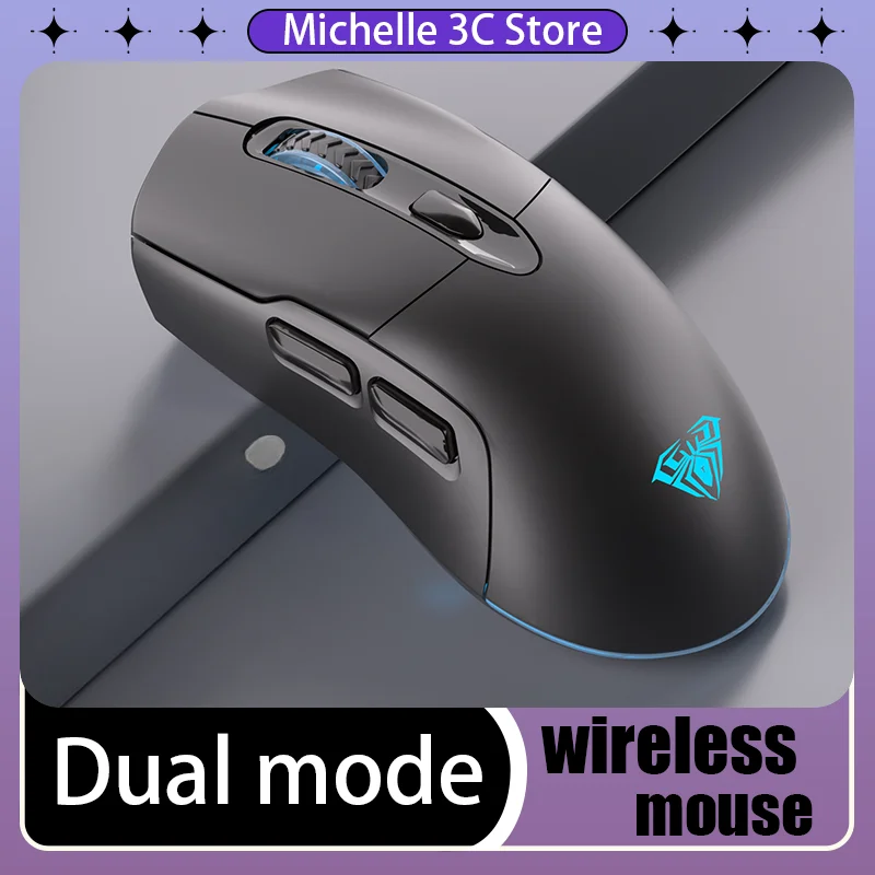 SC525Wireless Bluetooth Mouse 2.4G Dual Mode Photoelectric Ergonomics Esports Gaming Laptop Quiet Long Life 4000DPI