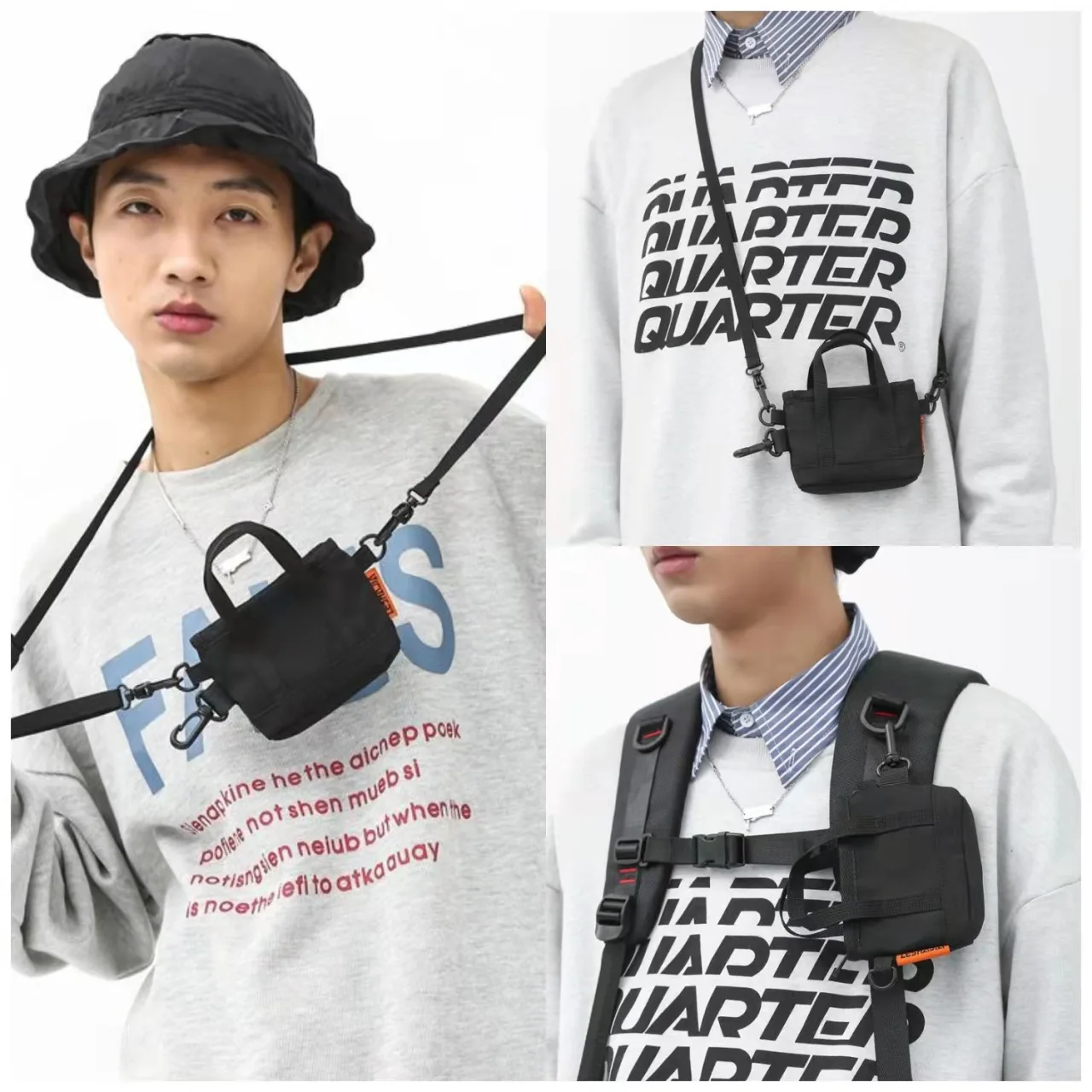 حقيبة كروس صغيرة ، حقيبة متعددة الاستخدامات ، محفظة عملات معدنية ، قلادة ، رياضة ، سفر ، ملحقات خارجية #3