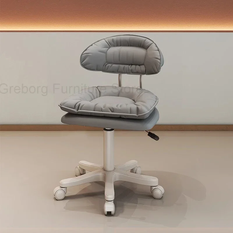 Silla giratoria para salón de belleza, silla de peluquero moderna, Sillas móviles especiales, muebles HD50LF