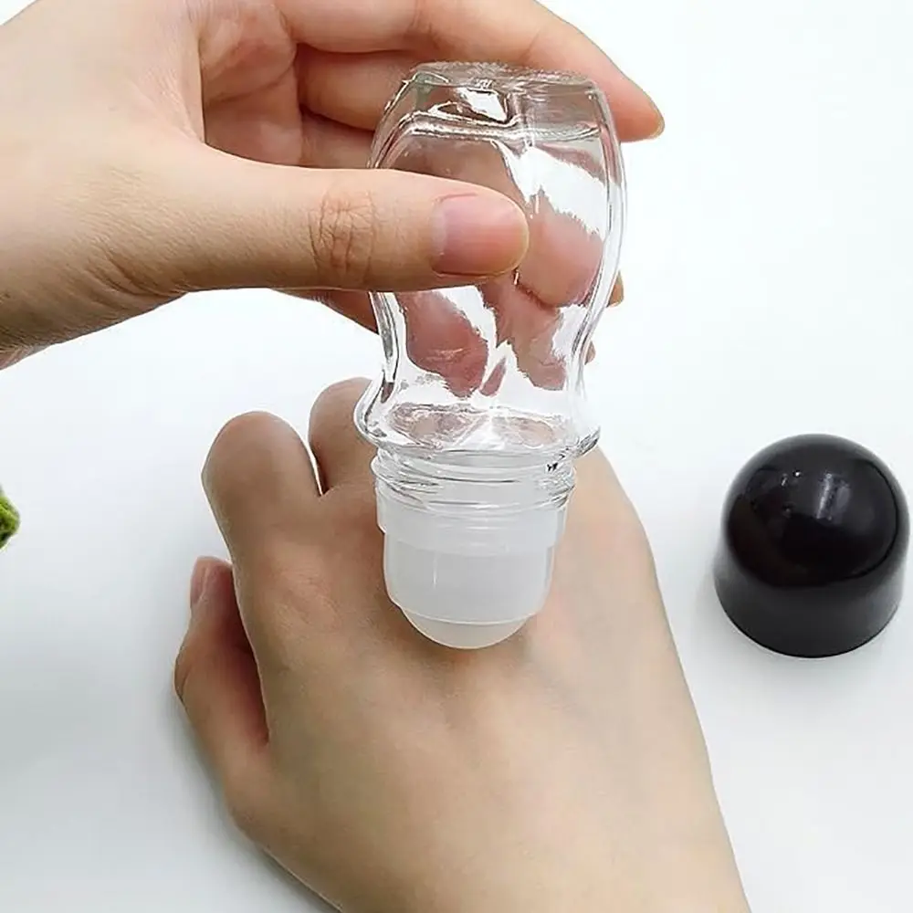 Nachfüllbare Roll flaschen Zubehör wieder verwendbare auslaufs ichere Massage öl flasche DIY Deodorant behälter