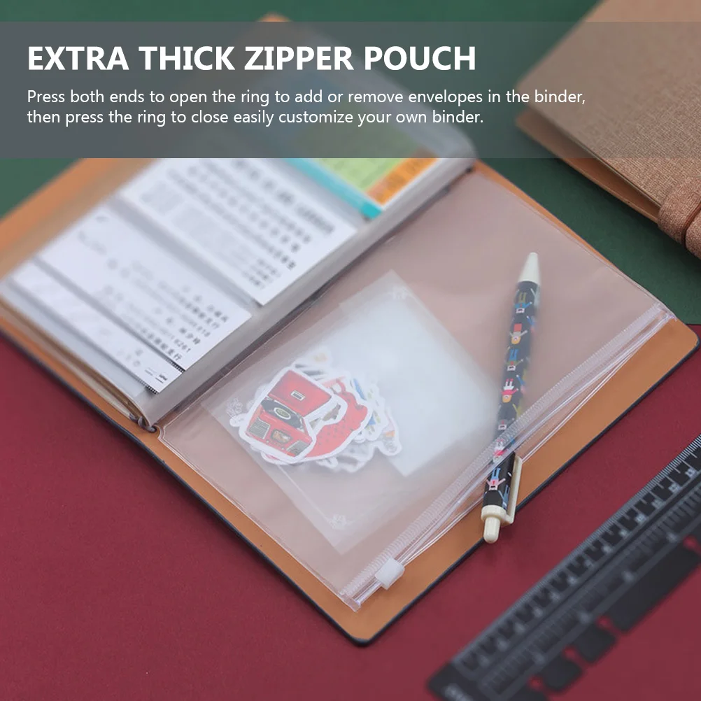 50 قطعة من أكياس الغسيل مع سحاب وسحاب وثائق وحقيبة سميكة للغاية لتخزين السفر من مادة PVC