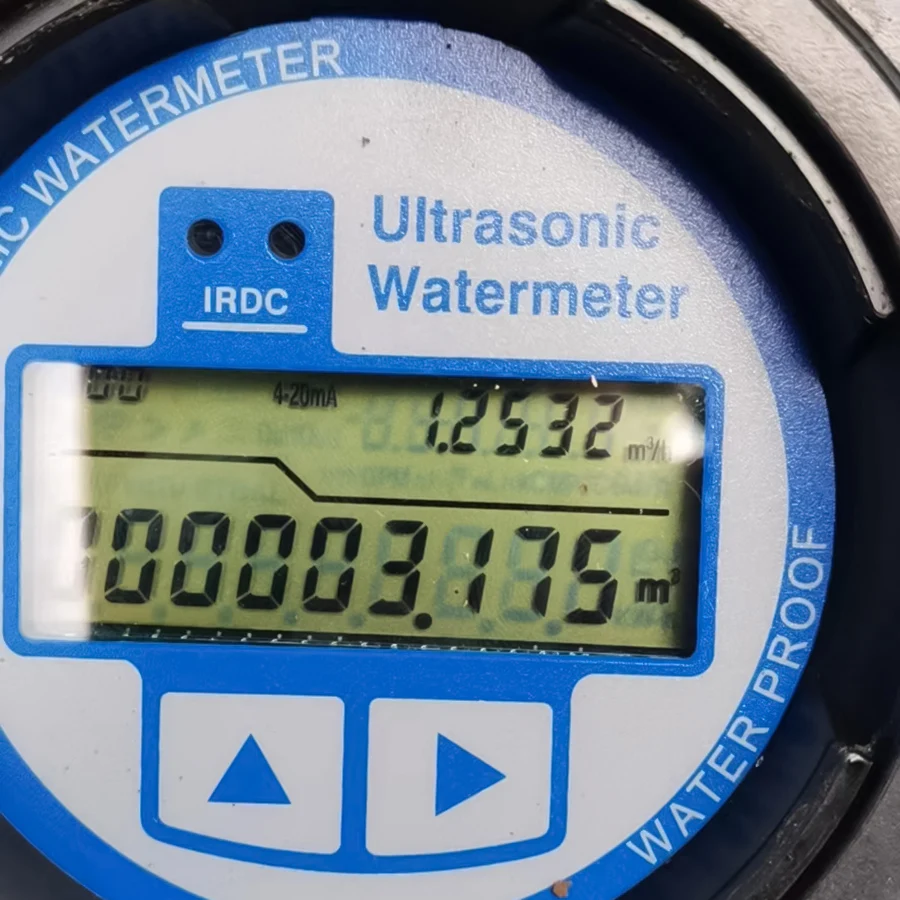RS485/USART Small Diameter DN15-40mm ASW-1 Ultrasonic Liquid Flow Meter Threaded Connection Copper Pipe Smart Watermeter