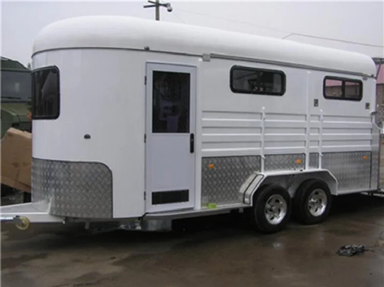 2023 Australia deluxe configuration 3 horses angle load horse box trailer for sale