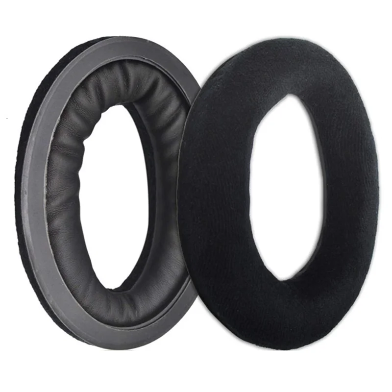 Velour Miếng Đệm Tai Bằng Da Cho Tai Nghe Sennheiser HD515 HD555 HD595 HD598 HD558 Tai Nghe Nút Tai Nghe Bằng Da Mềm Xốp Bọt Biển Tai Nghe Chụp Tai Tay