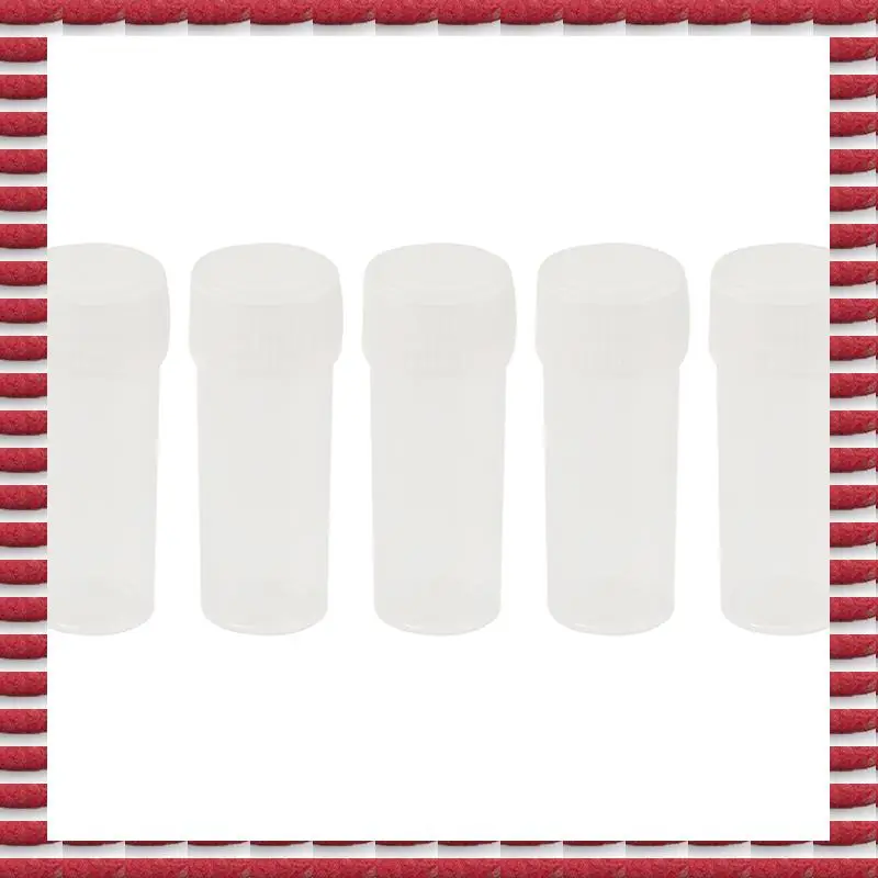 

A97G 150X Plastic Sample Bottle 5Ml Test Tube Lab Small Vial Storage Container + Lid