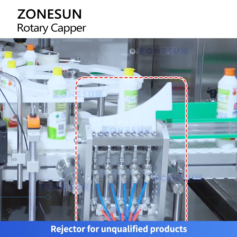 Zonesun mesin Capping kecepatan tinggi, mesin Capping sekrup otomatis, ZS-XG440Q