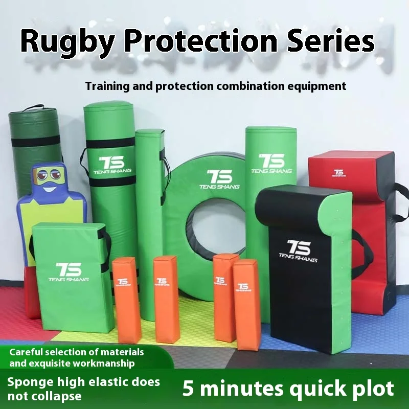 Profesjonalny amerykański sprzęt treningowy do rugby, worek treningowy z gąbką, podkładka kolizyjna do treningu dla fanów rugby.