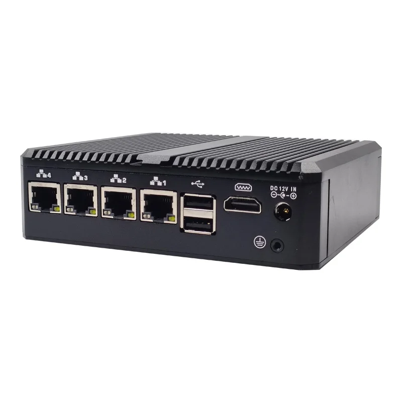 Customize Mini PC 4Lan 12th Gen N100 N95 I3 N300 N305 DDR5 Win11 HDMI 4*USB X86 Industrial Nano Router Pfsense Firewall Mini PC