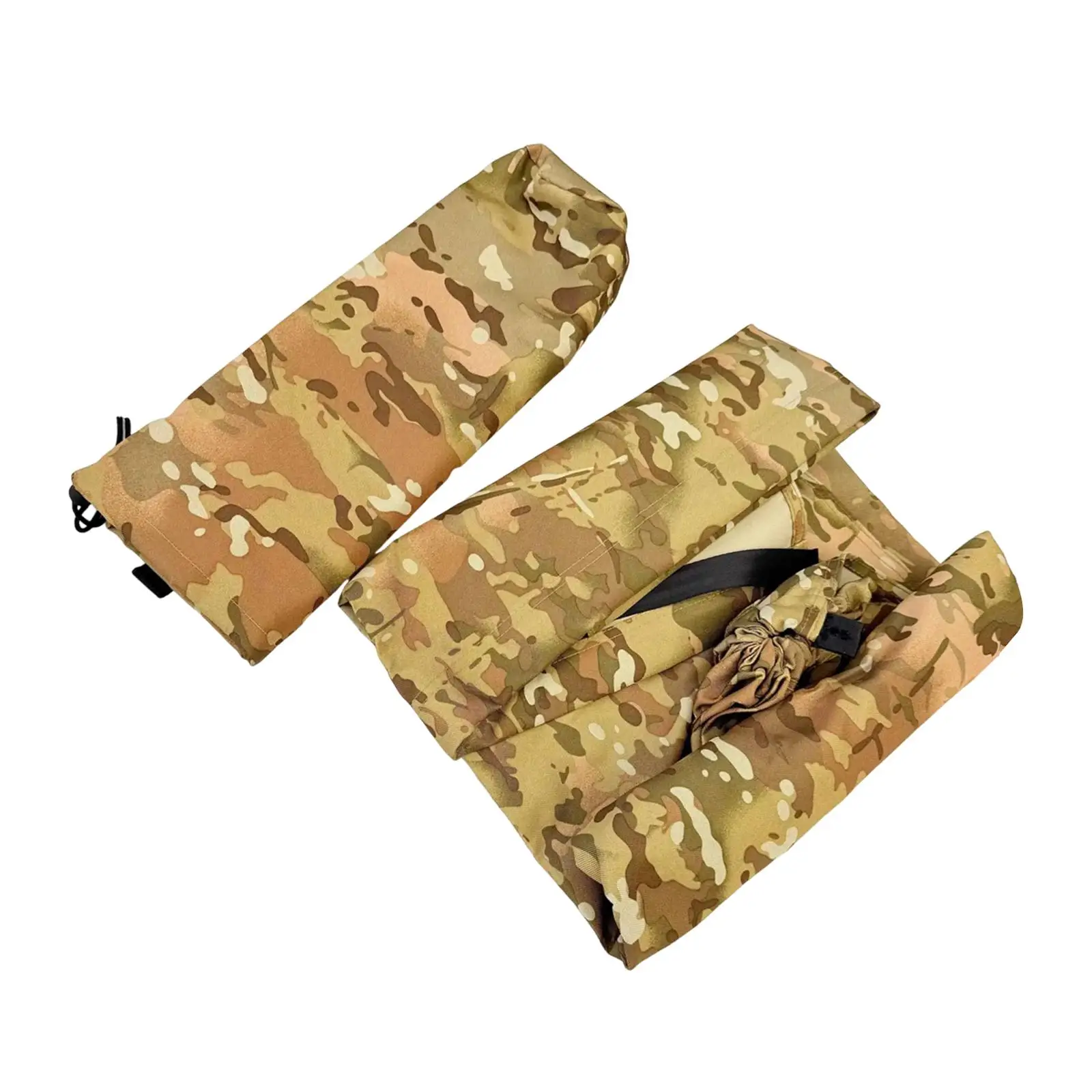 كرسي تخييم مموه، مدمج مع حقيبة تخزين، مقعد أرجوحة، مقعد للتخييم على الشجرة، للسفر والصيد في الهواء الطلق #4