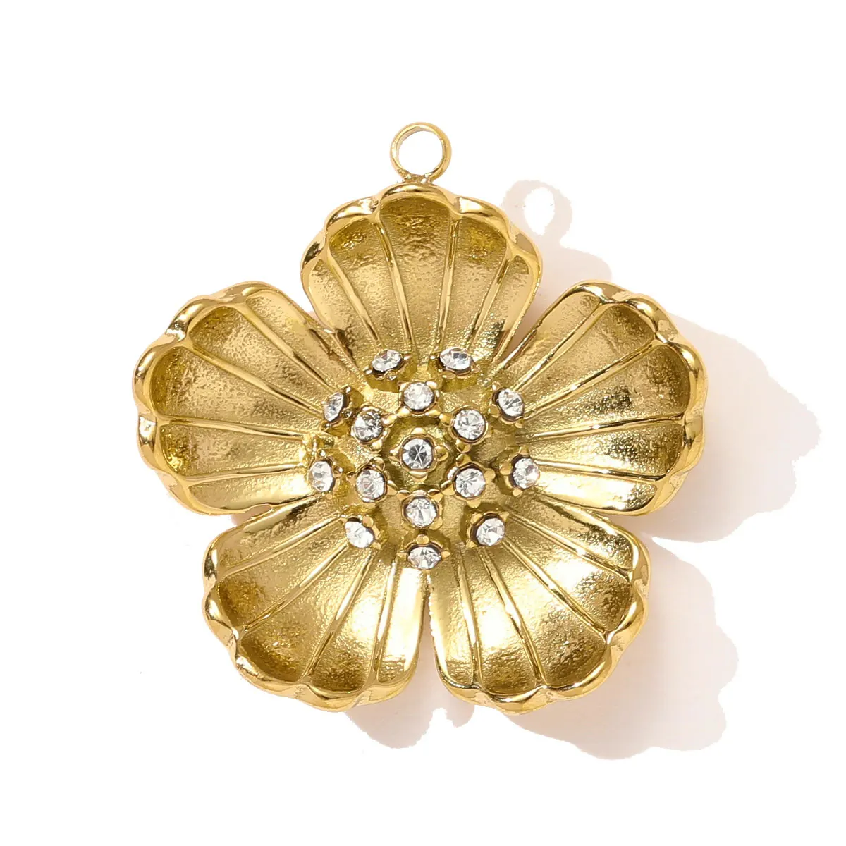 3 قطعة/الوحدة الفرنسية الرجعية Dasiy عباد الشمس قلادة قلادة الفولاذ المقاوم للصدأ الأخطبوط القلب DIY بها بنفسك سحر المرأة قبعة بيسبول مجوهرات #1